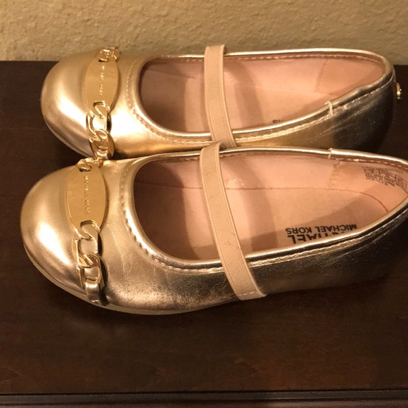 Michael Kors gold flats - Picture 4 of 4